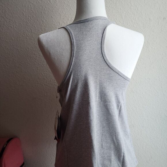 identity logo womens tank top size xs color grey REEBOK - Picture 3 of 4
